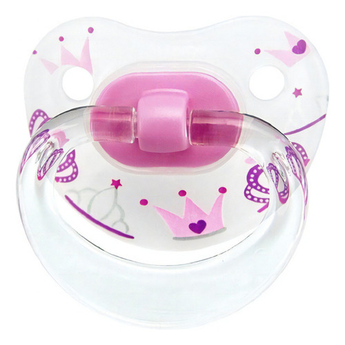 Chupeta Premium Silicone Ortodôntico Rosa 2742 Kuka