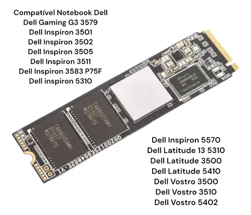Ssd M.2 256gb Compativel Notebook Dell Inspiron 5481 | MercadoLivre