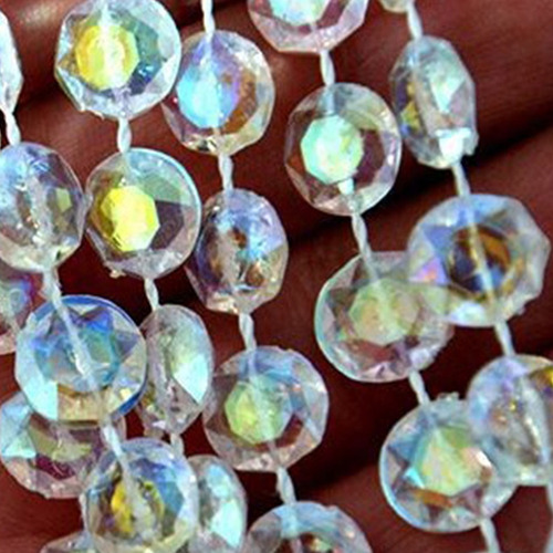 Aplicável A 30m Cadena De Cuentas De Cristal Acrílico De