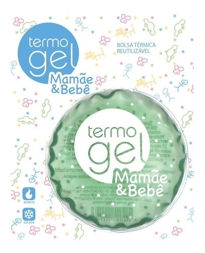 Imagem 2 de 2 de Kit 2un Bolsa Térmica Gel Bebê Anti Cólica Gases Quente Frio