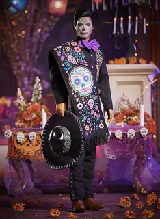 Boneco Ken Dia De Muertos Barbie Signature Novo