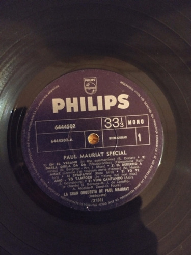 Paul Mauriat X 2. Vinilo