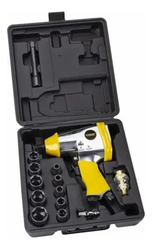 Kit Chave De Impacto Pneumática 1/2 Com Maleta