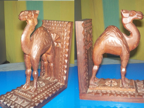 Figura Camello Madera  El Par #50 Loligo