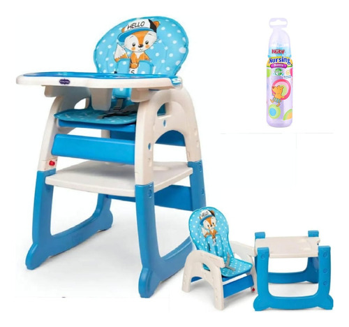 Silla Para Bebe  De Comer 3 En 1 Convertible A Escritorio