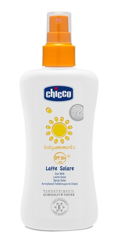 Protector Solar Bebe Chicco 12m+ Spf50 Spray 150ml Nuevo!!
