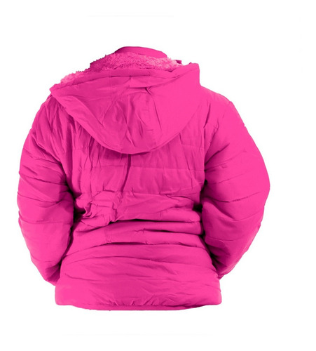 Imagen 2 de 3 de Campera Nena Abrigo Impermeable Capucha Polar Peng Peng 333