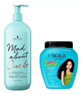 Kit Shampoo Curls Mad About + Crema De Peinar Skala Original