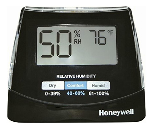 Honeywell Monitor De Humedad, Color Negro