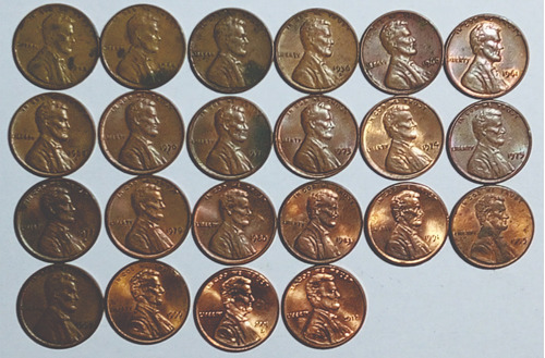 Monedas De Centavo Americano 