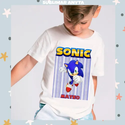 Remeras personalizadas de sonic sale