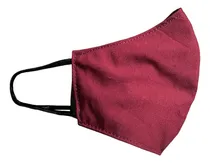 Comprar Barbijo Tapaboca Lavable Tela Reutilizable Cubre Boca X1 Bordo \u002F Verde Grisáceo Claro