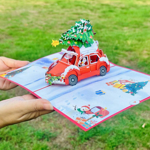 Tarjetas De Navidad 3d Tarjetas De Felicitación Emergentes T