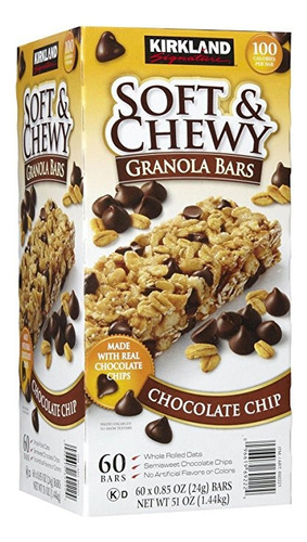 Kirkland Chewy Granola Bars, 60 Ct