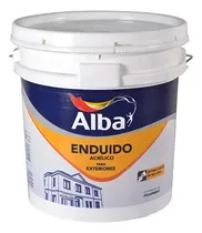 Comprar Enduido Alba Acrílico Exterior Alba X 10 Lts