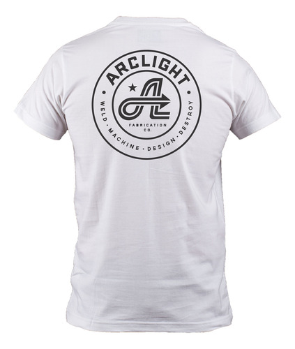 Remera Fierrera Arclight Aaron Kaufman Algodon Blanca