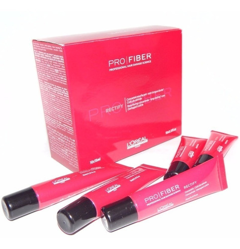 Loreal Profesional Pro Fiber Rectify Caja Ampollas Pelo 10u