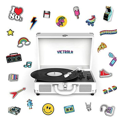 Victrola Vsc-400sb-cnv Bluetooth Maleta Tocadiscos Lona Con