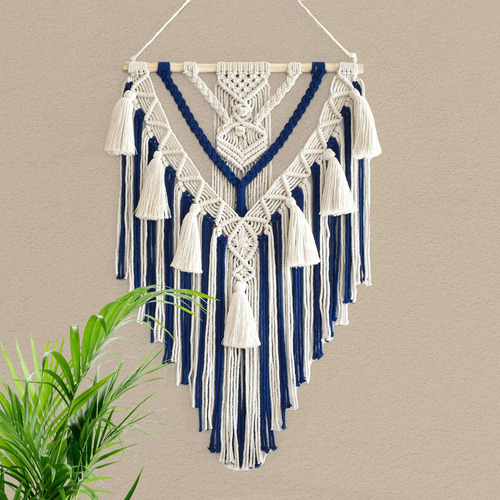 Ewcler Macrame Bohemio Para Colgar Pared Fibra Algodon Puro