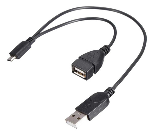 Cable Usb 2.0 De A Otg Host Power Micro Usb Y Divisor A Usb