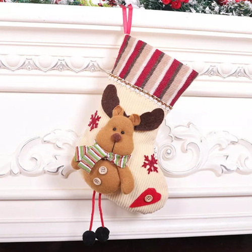 Calcetines Navideños Para Niños Con Forma De Bolso Majestuos
