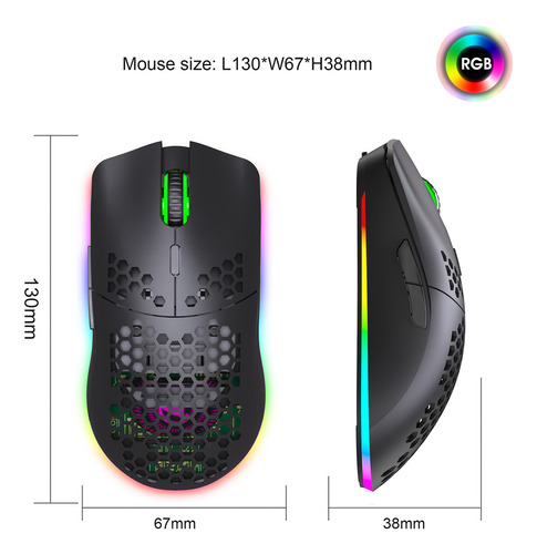 Accesorio De Ordenador: Carga 4g, Negro, Rgb, T66, Hxsj, Ina