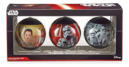 Star Wars Ornamentos De Navidad (3 Piezas).