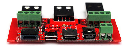 Placa De Conmutación De Entrada Multiple Usb C Lightning Etc