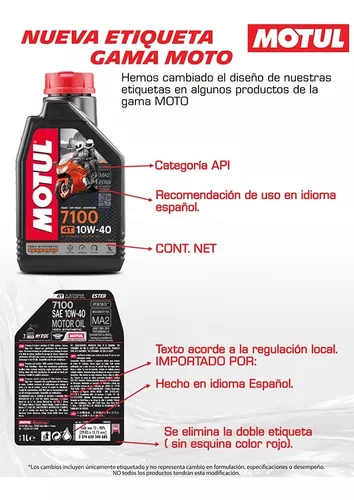 Aceite Motor A Gasolina 2tiempos Motul Scooterexpert 1l 2pz