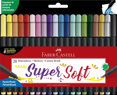 Rotuladores Faber-castell Extra Finos Con 20 Piezas