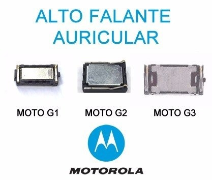 Auto Falante Auricular Motorola Moto G1 G2 G3 Novo