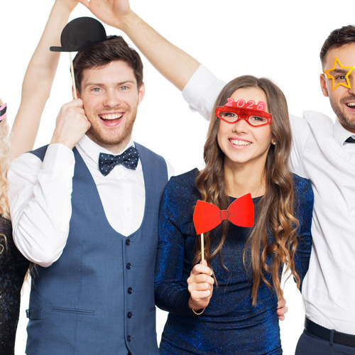 Gafas Led De Fiesta 2026 Que Brillan Para Año Nuevo, 8 Pieza