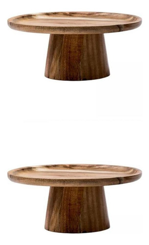 2x Pedestal De Postre, Bandeja Soporte Para Pasteles