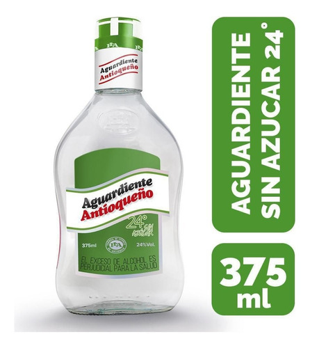 Aguardiente Antioqueño Verde - mL a $85