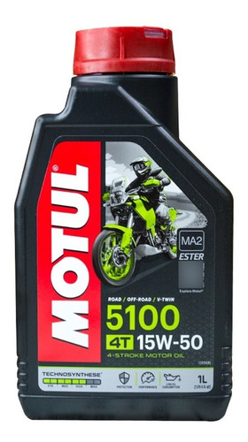 Aceite Motul 4t 15w50 Semi Sintético 1l