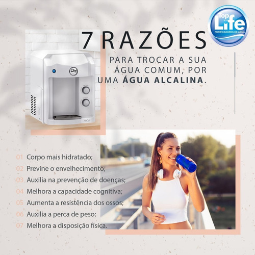 Imagem 5 de 6 de Refil Alcalino Bacteriológico Para Purificadores Top Life