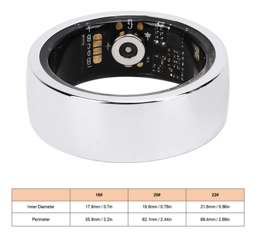 Podómetro Health Ring Smart Fitness Tracker Ip68 A Prueba De