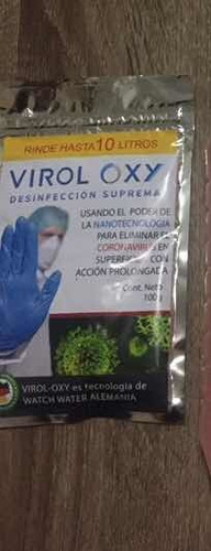 Sobres Sanitizantes Virol-oxy, Certificado, No Tòxico.