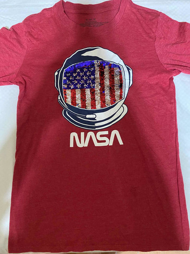 Franela De Niño Nasa, Talla 12. Usada.