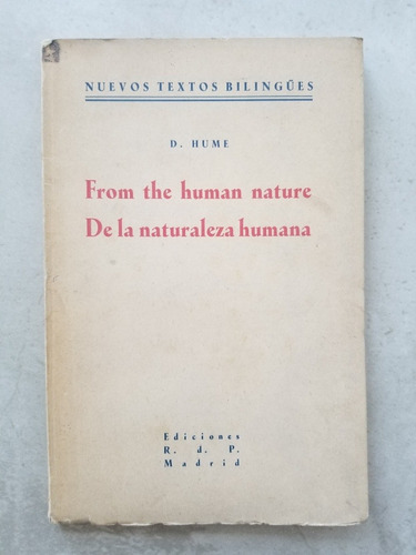 De La Naturaleza Humana From The Human Nature 55206