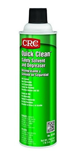 Crc Quick Clean Safety Solvent And Degreaser, 19 Wt Oz, (pac