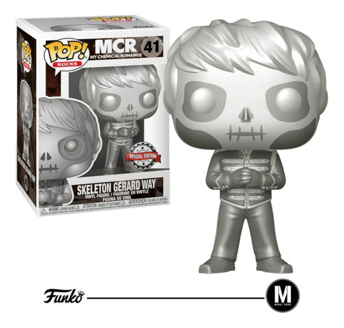 Funko Pop Skeleton Gerard Way #41 Rocks Exclusive