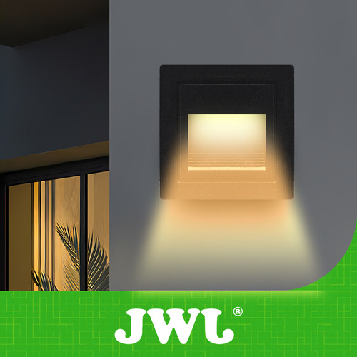 Jwj 5pcs Aplique Cuadrado Led 3w Luz Cálidos