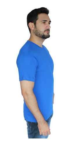 Imagem 3 de 6 de Kit 3 Camiseta Plus Size Gola Careca G2g3g4 G5 G6 G7 Zambelê
