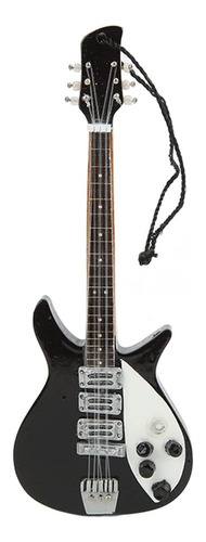 Heepdd Modelo De Guitarra Baja En Miniatura, 4.6 X 1.8 Pu