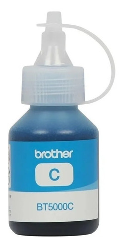 Botella De Tinta Brother Bt5001c 5001 Cian Original