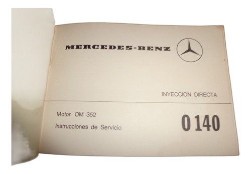 Mercedes Benz O 140 Manual De Instrucciones (Usado)