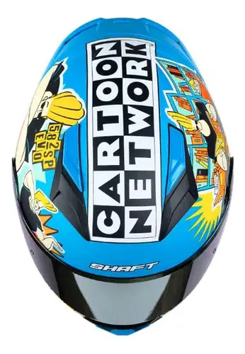 Casco Moto Shaft 582sp Evo Edicion Limitada Cartoon Network