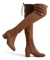 Comprar Botas De Larga Alto Mujer Dream Pairs Tacón Cuadrado Cómodas