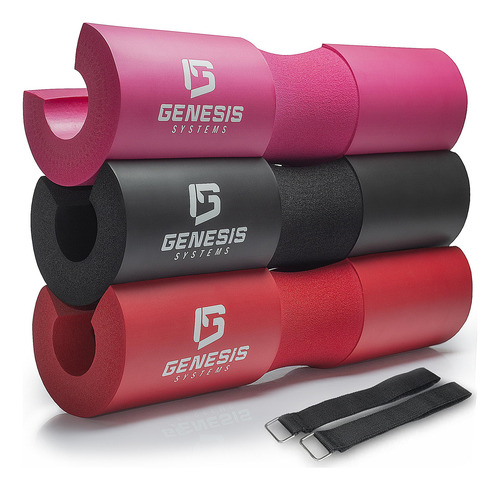 Almohadilla Para Sentadillas Foam Modelo Ergonómico Rojo